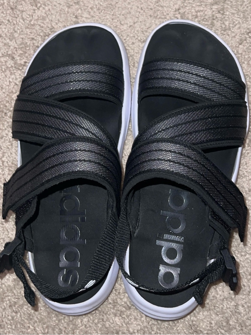 Adidas Women’s Black Sport Sandals
